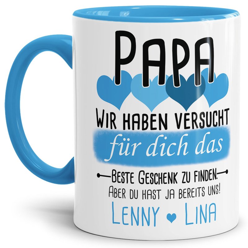 Bild von tasse von wunschnamen fr papjpg | Individuelle 🎁 persönliche 🎁 personalisierte Geschenke bedruckt ▪ bestickt ▪ graviert