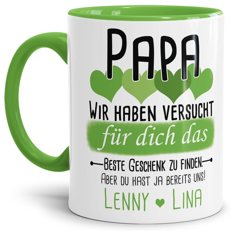 Bild von tasse von wunschnamen fr papjpg | Individuelle 🎁 persönliche 🎁 personalisierte Geschenke bedruckt ▪ bestickt ▪ graviert