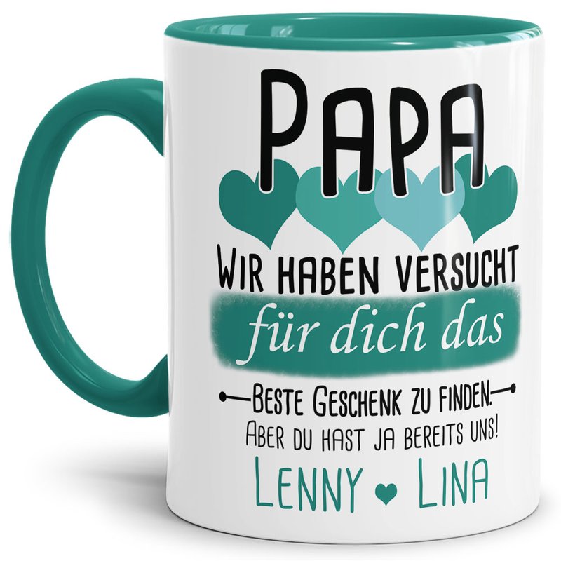 Bild von tasse von wunschnamen fr papjpg | Individuelle 🎁 persönliche 🎁 personalisierte Geschenke bedruckt ▪ bestickt ▪ graviert