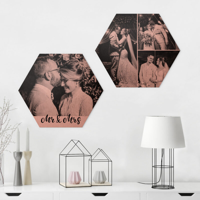 Bild von hexagon bild alu dibond designjpg | Individuelle 🎁 persönliche 🎁 personalisierte Geschenke bedruckt ▪ bestickt ▪ graviert