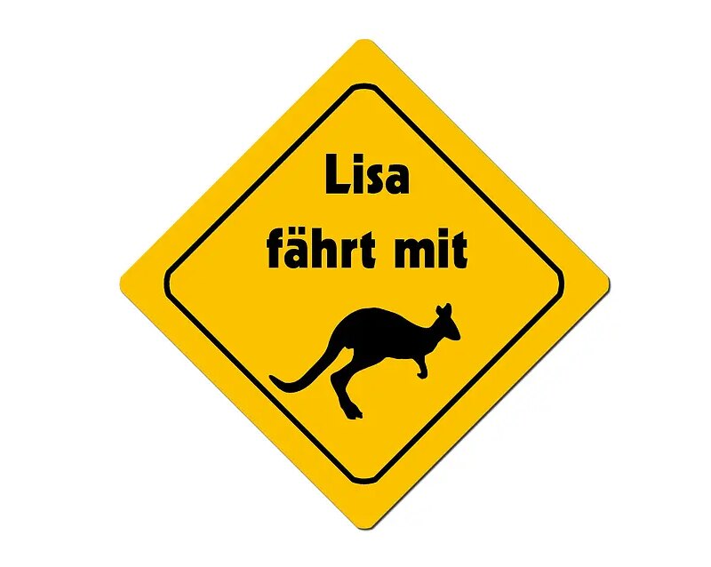 Bild von strassenschild australien mitjpg | Individuelle 🎁 persönliche 🎁 personalisierte Geschenke bedruckt ▪ bestickt ▪ graviert