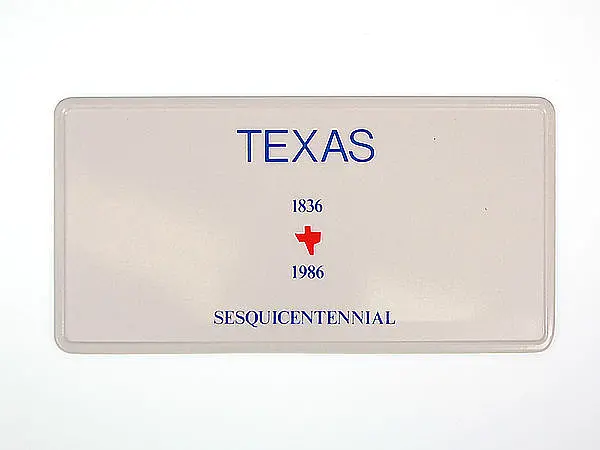 Bild von texas plate mit wunschtext ijpg | Individuelle 🎁 persönliche 🎁 personalisierte Geschenke bedruckt ▪ bestickt ▪ graviert