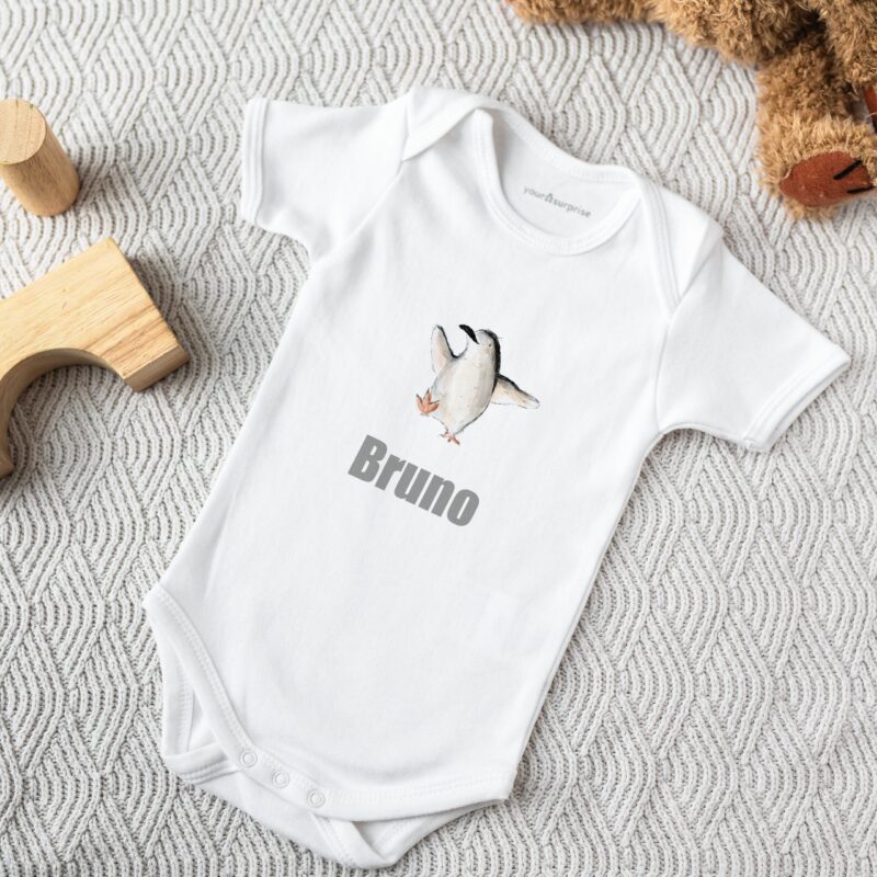 Bild von babybody kurzarm weiss jpg | Individuelle 🎁 persönliche 🎁 personalisierte Geschenke bedruckt ▪ bestickt ▪ graviert