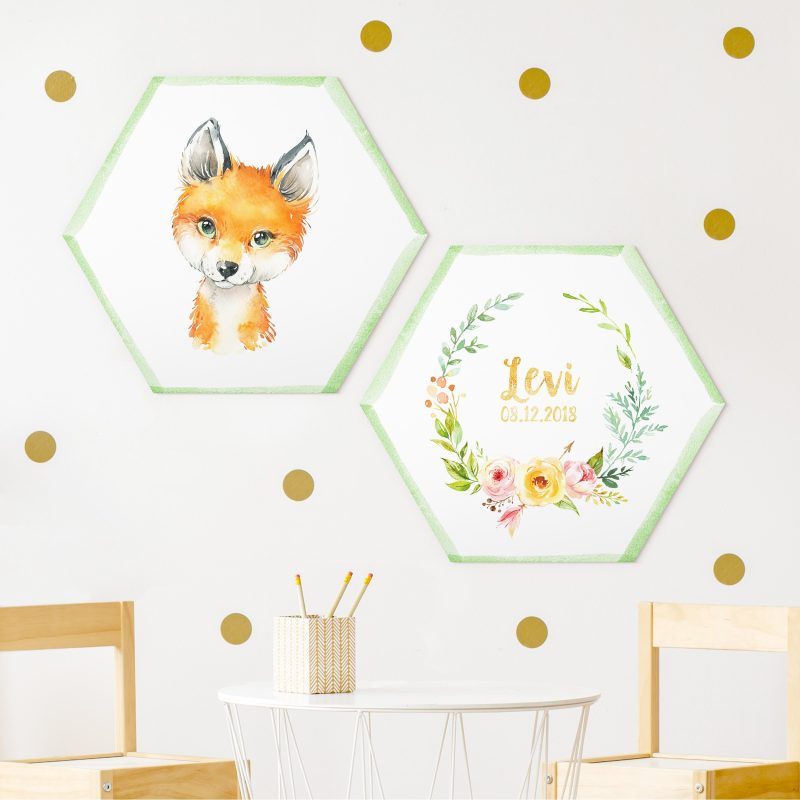 Bild von teiliges hexagon alu dibondjpg | Individuelle 🎁 persönliche 🎁 personalisierte Geschenke bedruckt ▪ bestickt ▪ graviert