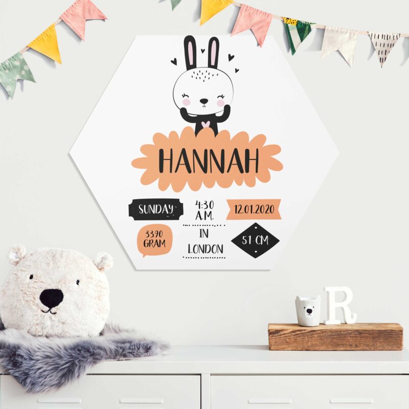 Bild von   hexagon forexbild das gluecklijpg | Individuelle 🎁 persönliche 🎁 personalisierte Geschenke bedruckt ▪ bestickt ▪ graviert