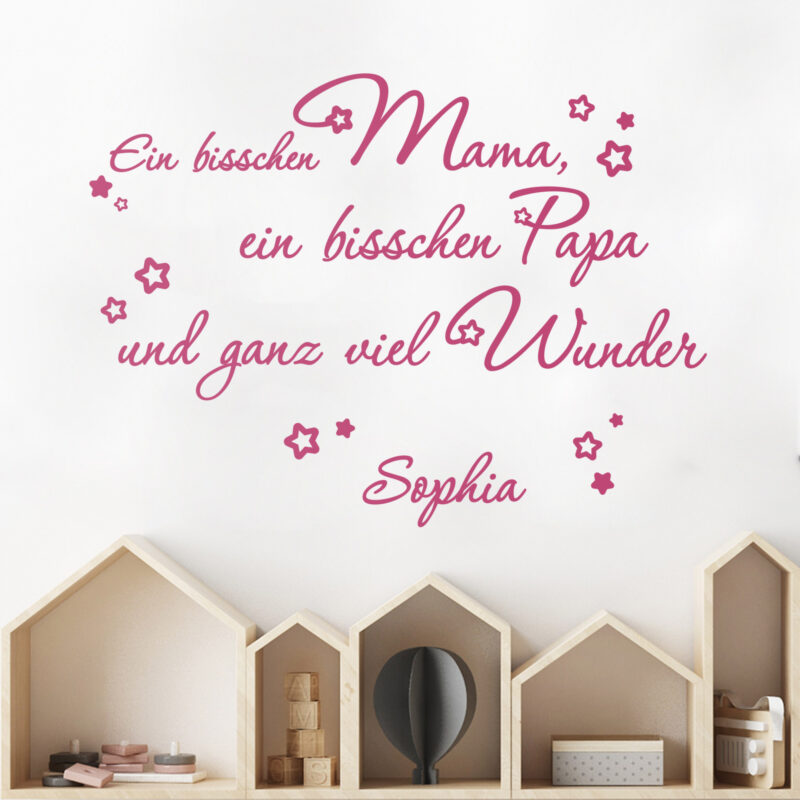 Bild von wunschtext wandtattoo kinderzijpg | Individuelle 🎁 persönliche 🎁 personalisierte Geschenke bedruckt ▪ bestickt ▪ graviert