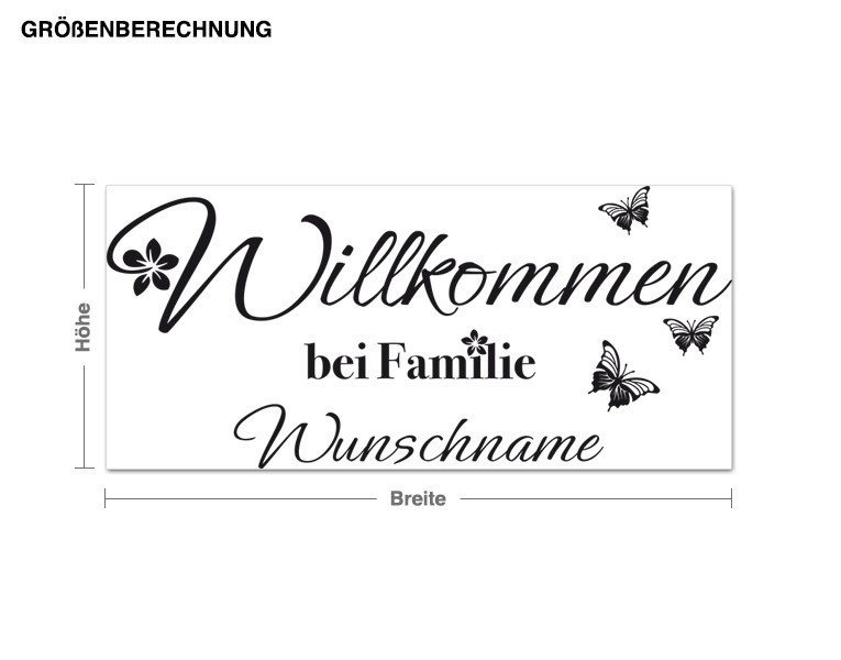 Bild von wunschtext wandtattoo wunschtejpg | Individuelle 🎁 persönliche 🎁 personalisierte Geschenke bedruckt ▪ bestickt ▪ graviert