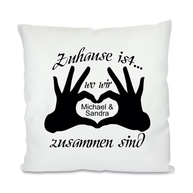 Bild von kissen mit motiv modell zuhaujpg | Individuelle 🎁 persönliche 🎁 personalisierte Geschenke bedruckt ▪ bestickt ▪ graviert