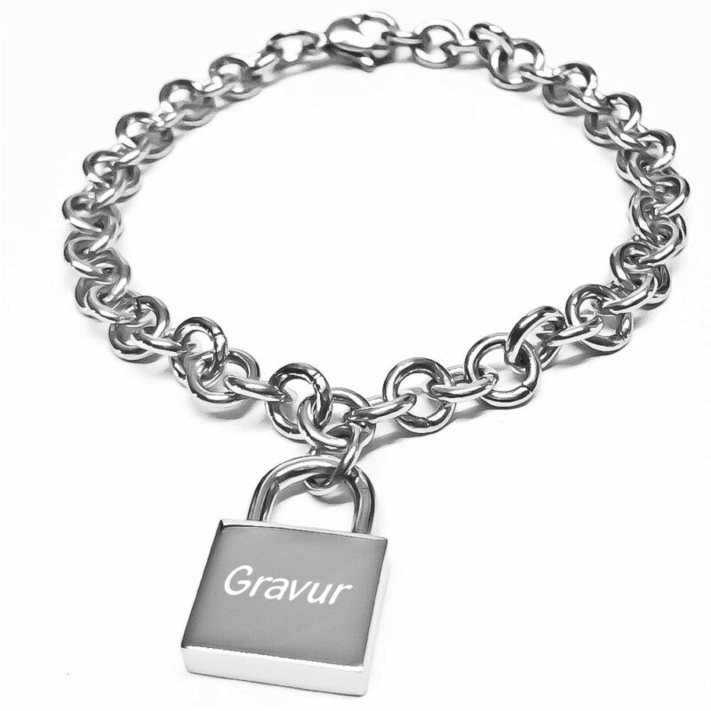 Bild von   armband mit gravur schloss edejpg | Individuelle 🎁 persönliche 🎁 personalisierte Geschenke bedruckt ▪ bestickt ▪ graviert