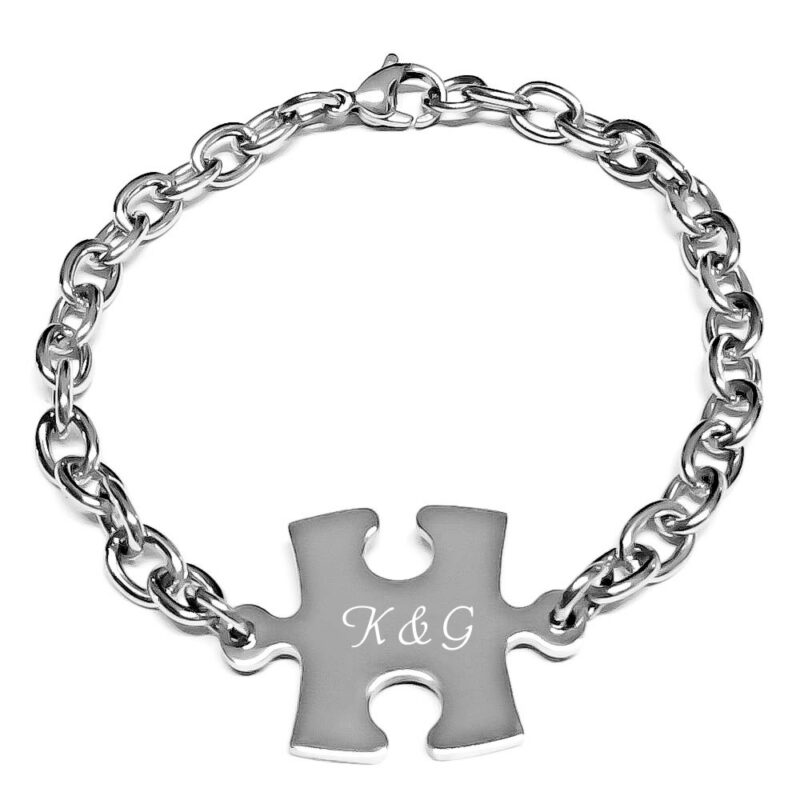 Bild von armband mit gravur puzzle edeljpg | Individuelle 🎁 persönliche 🎁 personalisierte Geschenke bedruckt ▪ bestickt ▪ graviert