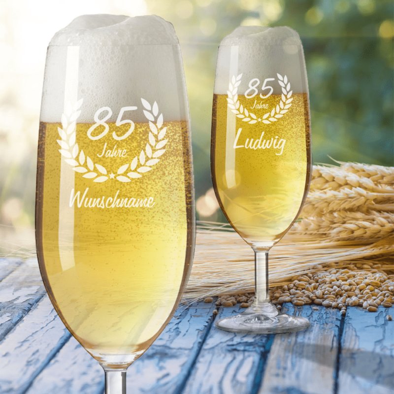 Bild von personalisiertes bierglas zumpng | Individuelle 🎁 persönliche 🎁 personalisierte Geschenke bedruckt ▪ bestickt ▪ graviert