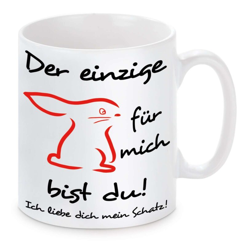 Bild von tasse modell der einzige hasejpg | Individuelle 🎁 persönliche 🎁 personalisierte Geschenke bedruckt ▪ bestickt ▪ graviert