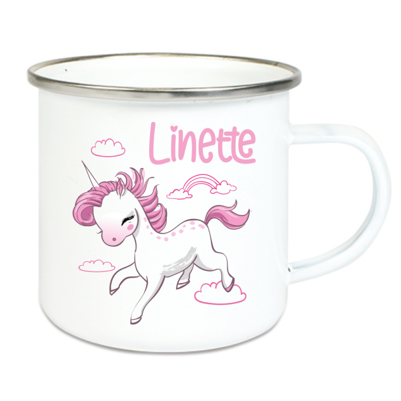 Bild von emaille tasse kinder mit deinepng | Individuelle 🎁 persönliche 🎁 personalisierte Geschenke bedruckt ▪ bestickt ▪ graviert