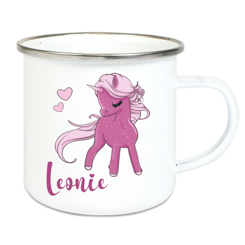 Bild von   emaille tasse kinder mit deinepng | Individuelle 🎁 persönliche 🎁 personalisierte Geschenke bedruckt ▪ bestickt ▪ graviert