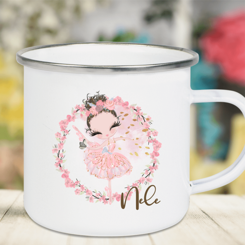 Bild von emaille tasse kinder mit deinepng | Individuelle 🎁 persönliche 🎁 personalisierte Geschenke bedruckt ▪ bestickt ▪ graviert