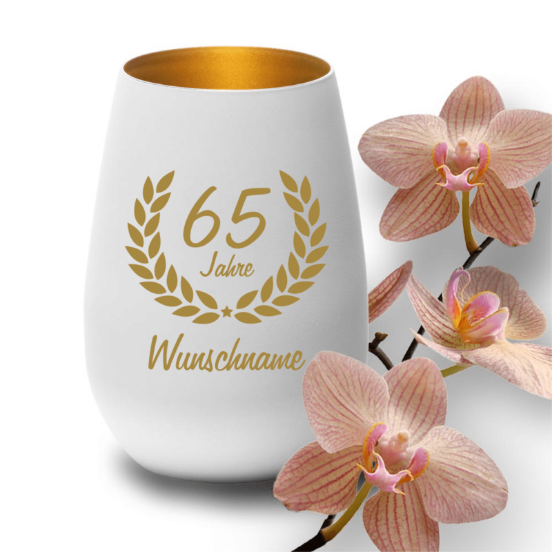 Bild von windlicht zum geburtstag mpng | Individuelle 🎁 persönliche 🎁 personalisierte Geschenke bedruckt ▪ bestickt ▪ graviert