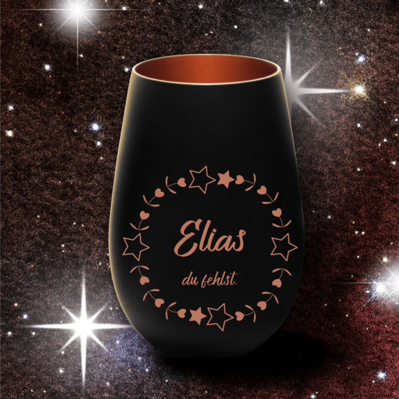 Bild von personalisiertes windlicht eripng | Individuelle 🎁 persönliche 🎁 personalisierte Geschenke bedruckt ▪ bestickt ▪ graviert