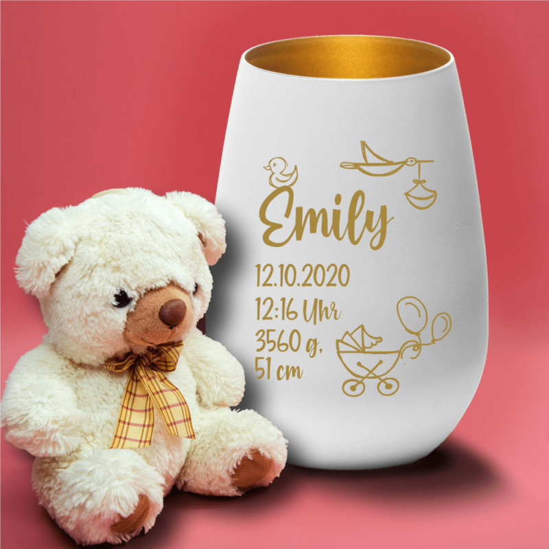 Bild von personalisiertes windlicht zurpng | Individuelle 🎁 persönliche 🎁 personalisierte Geschenke bedruckt ▪ bestickt ▪ graviert