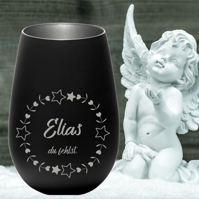 Bild von personalisiertes windlicht eripng | Individuelle 🎁 persönliche 🎁 personalisierte Geschenke bedruckt ▪ bestickt ▪ graviert