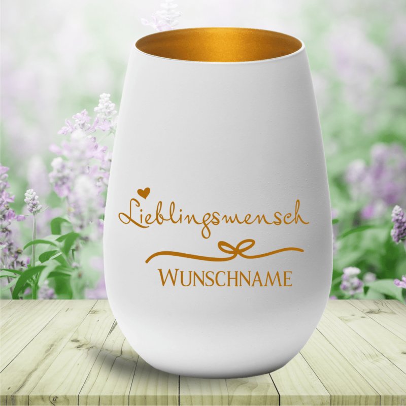 Bild von   personalisiertes windlicht liepng | Individuelle 🎁 persönliche 🎁 personalisierte Geschenke bedruckt ▪ bestickt ▪ graviert