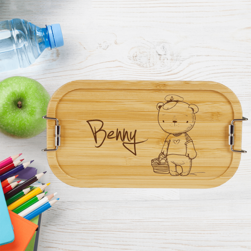 Bild von personalisierte brotdose lunchpng | Individuelle 🎁 persönliche 🎁 personalisierte Geschenke bedruckt ▪ bestickt ▪ graviert