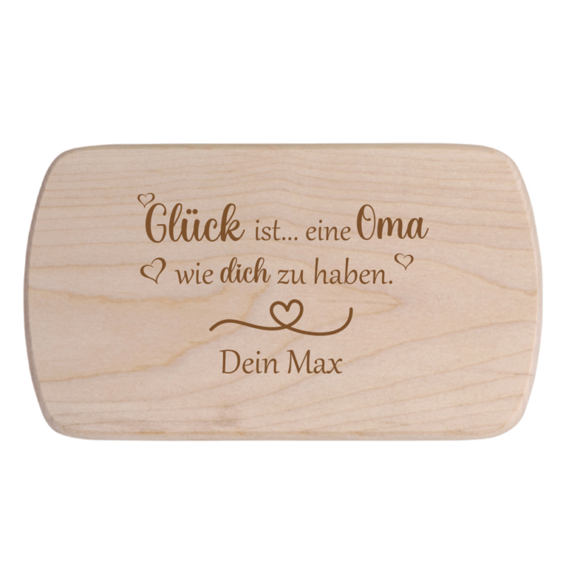 Bild von   fruehstuecksbrett mit namen glpng | Individuelle 🎁 persönliche 🎁 personalisierte Geschenke bedruckt ▪ bestickt ▪ graviert