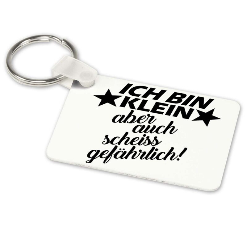 Bild von alu schluesselanhaenger weissjpg | Individuelle 🎁 persönliche 🎁 personalisierte Geschenke bedruckt ▪ bestickt ▪ graviert