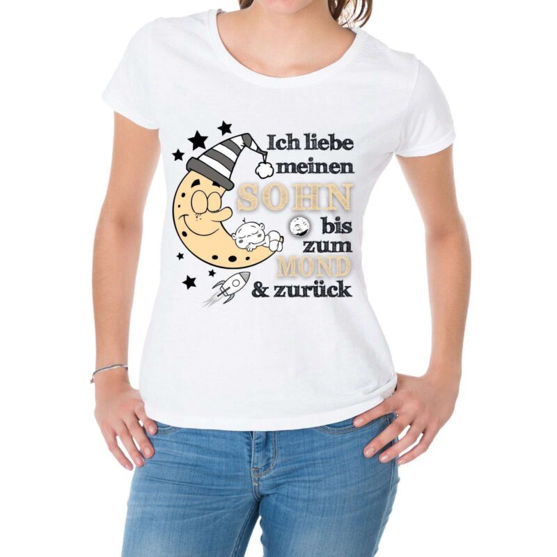 Bild von damen t shirt modell ich liebjpg | Individuelle 🎁 persönliche 🎁 personalisierte Geschenke bedruckt ▪ bestickt ▪ graviert