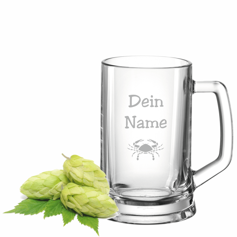 Bild von bierkrug l mit deinem wunscpng | Individuelle 🎁 persönliche 🎁 personalisierte Geschenke bedruckt ▪ bestickt ▪ graviert