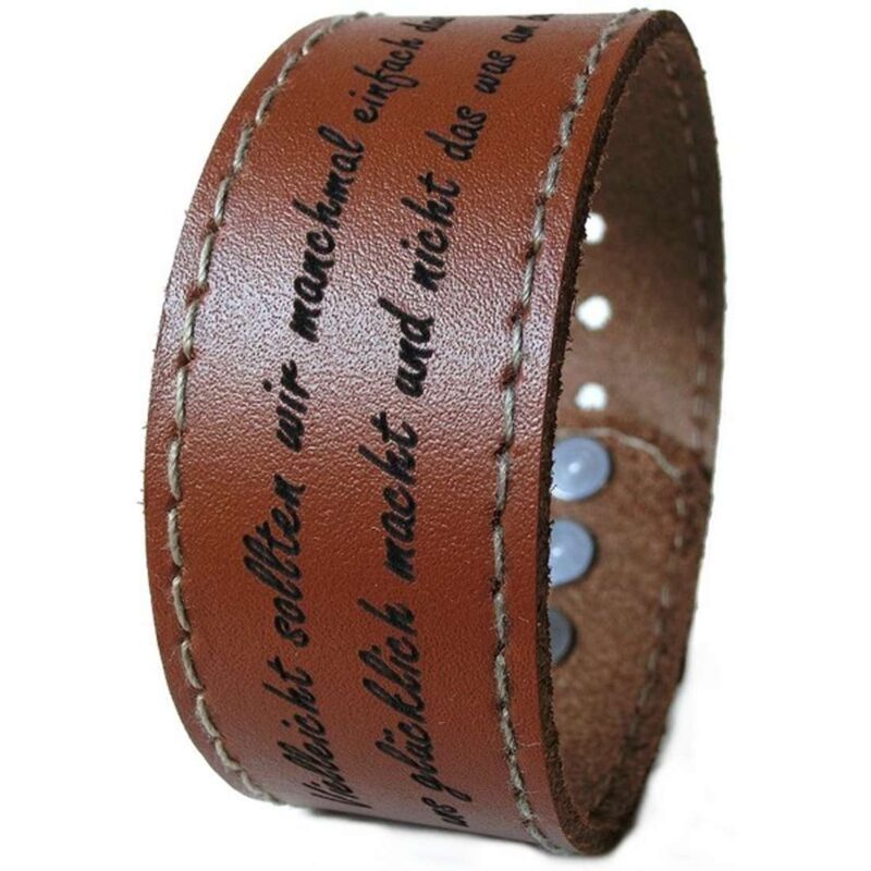 Bild von   lederarmband mit gravur  cm bjpg | Individuelle 🎁 persönliche 🎁 personalisierte Geschenke bedruckt ▪ bestickt ▪ graviert