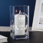 Bild von vase mit gravur diamanthochzeijpg | Individuelle 🎁 persönliche 🎁 personalisierte Geschenke bedruckt ▪ bestickt ▪ graviert