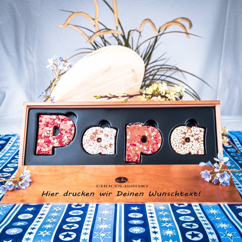 Bild von papa schokolade mit personaljpg | Individuelle 🎁 persönliche 🎁 personalisierte Geschenke bedruckt ▪ bestickt ▪ graviert