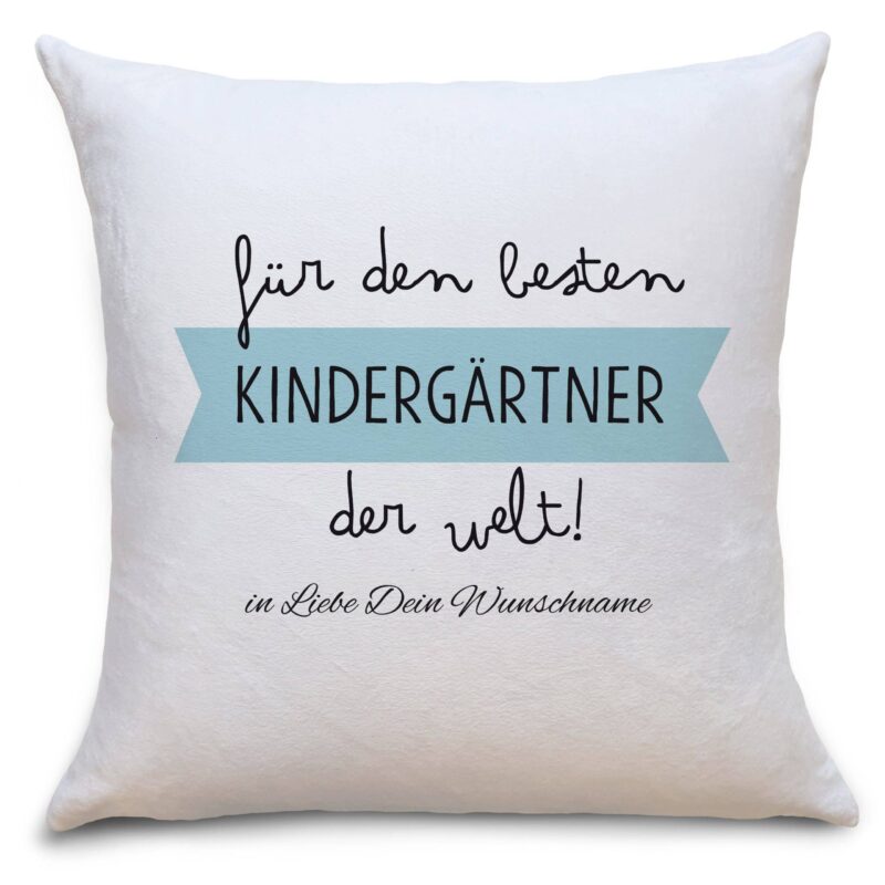 Bild von bester kindergaertnerjpg | Individuelle 🎁 persönliche 🎁 personalisierte Geschenke bedruckt ▪ bestickt ▪ graviert