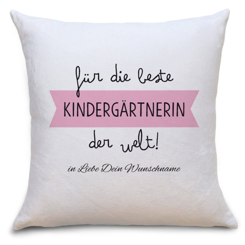 Bild von beste kindergaertnerinjpg | Individuelle 🎁 persönliche 🎁 personalisierte Geschenke bedruckt ▪ bestickt ▪ graviert