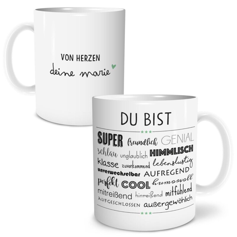 Bild von du bistjpg | Individuelle 🎁 persönliche 🎁 personalisierte Geschenke bedruckt ▪ bestickt ▪ graviert