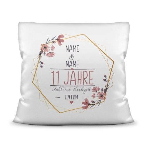 Bild von hochzeitstag kissen staehlerjpg | Individuelle 🎁 persönliche 🎁 personalisierte Geschenke bedruckt ▪ bestickt ▪ graviert