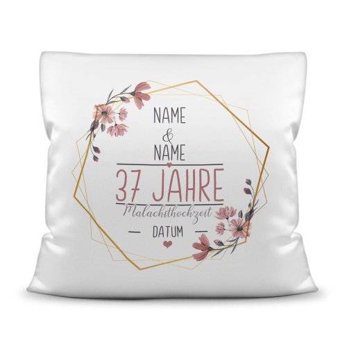 Bild von hochzeitstag kissen malachitjpg | Individuelle 🎁 persönliche 🎁 personalisierte Geschenke bedruckt ▪ bestickt ▪ graviert