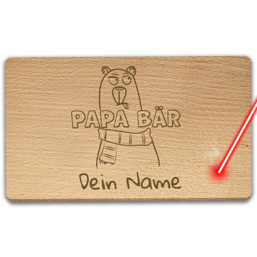 Bild von fruehstuecksbrett papa baerjpg | Individuelle 🎁 persönliche 🎁 personalisierte Geschenke bedruckt ▪ bestickt ▪ graviert