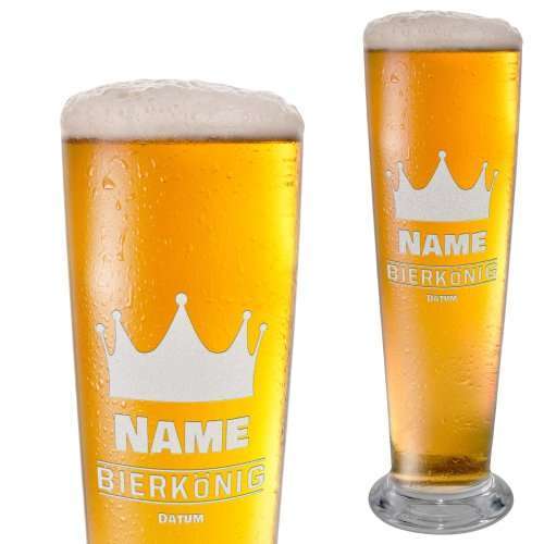 Bild von graviertes bierglas mit namejpg | Individuelle 🎁 persönliche 🎁 personalisierte Geschenke bedruckt ▪ bestickt ▪ graviert