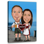 Bild von erstellung karikatur oktoberfejpg | Individuelle 🎁 persönliche 🎁 personalisierte Geschenke bedruckt ▪ bestickt ▪ graviert