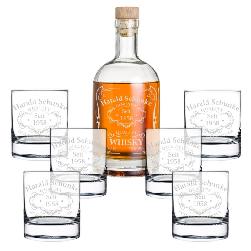 Bild von tlg whisky geschenkset flasjpg | Individuelle 🎁 persönliche 🎁 personalisierte Geschenke bedruckt ▪ bestickt ▪ graviert