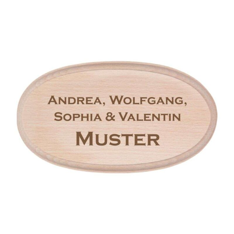 Bild von tuerschild mit deinem wunschnajpg | Individuelle 🎁 persönliche 🎁 personalisierte Geschenke bedruckt ▪ bestickt ▪ graviert