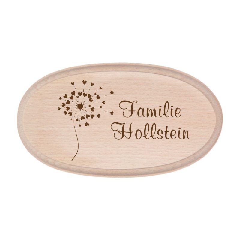 Bild von tuerschild mit deinem familienjpg | Individuelle 🎁 persönliche 🎁 personalisierte Geschenke bedruckt ▪ bestickt ▪ graviert