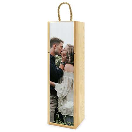 Bild von weinkiste aus holz personalijpg | Individuelle 🎁 persönliche 🎁 personalisierte Geschenke bedruckt ▪ bestickt ▪ graviert