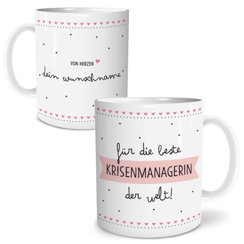 Bild von beste krisenmanagerinjpg | Individuelle 🎁 persönliche 🎁 personalisierte Geschenke bedruckt ▪ bestickt ▪ graviert