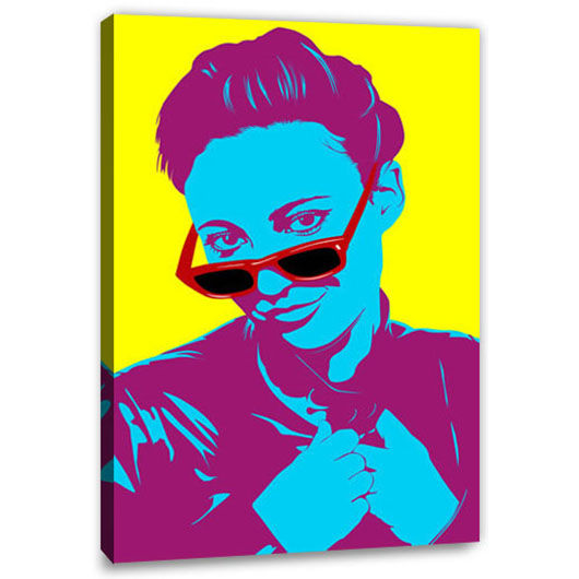 Bild von pop art warhol pure wujpg | Individuelle 🎁 persönliche 🎁 personalisierte Geschenke bedruckt ▪ bestickt ▪ graviert