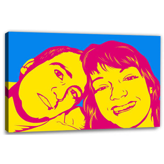 Bild von   pop art  warhol pure  wujpg | Individuelle 🎁 persönliche 🎁 personalisierte Geschenke bedruckt ▪ bestickt ▪ graviert