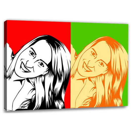 Bild von pop art warhol pure wujpg | Individuelle 🎁 persönliche 🎁 personalisierte Geschenke bedruckt ▪ bestickt ▪ graviert