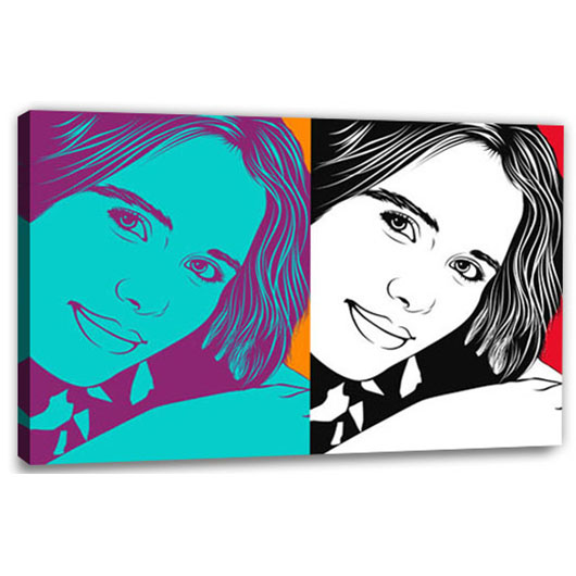 Bild von pop art warhol pure wujpg | Individuelle 🎁 persönliche 🎁 personalisierte Geschenke bedruckt ▪ bestickt ▪ graviert