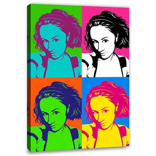 Bild von pop art warhol pure wujpg | Individuelle 🎁 persönliche 🎁 personalisierte Geschenke bedruckt ▪ bestickt ▪ graviert